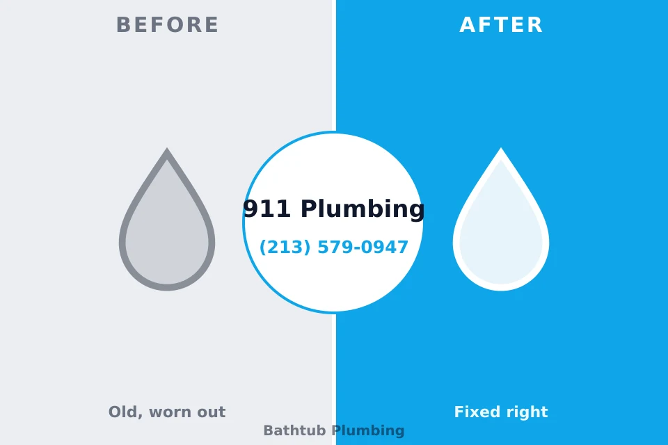 Before and after: plumbing repair Calexico, CA